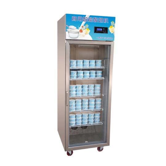 Electric yogurt machine with single chamber